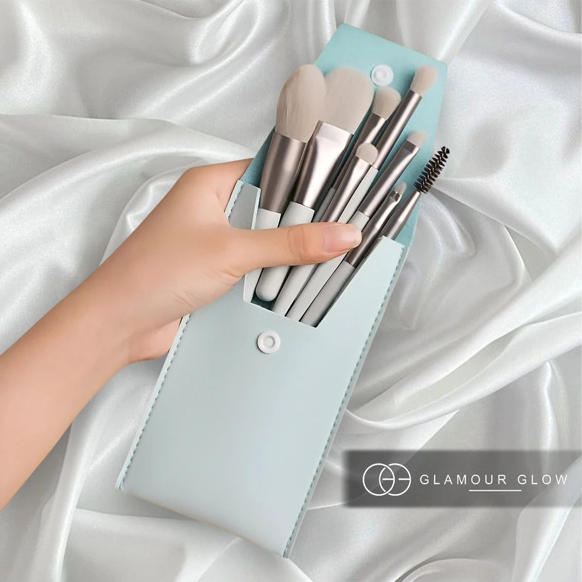 Makeup Brushes Set With Bag 8 PCS