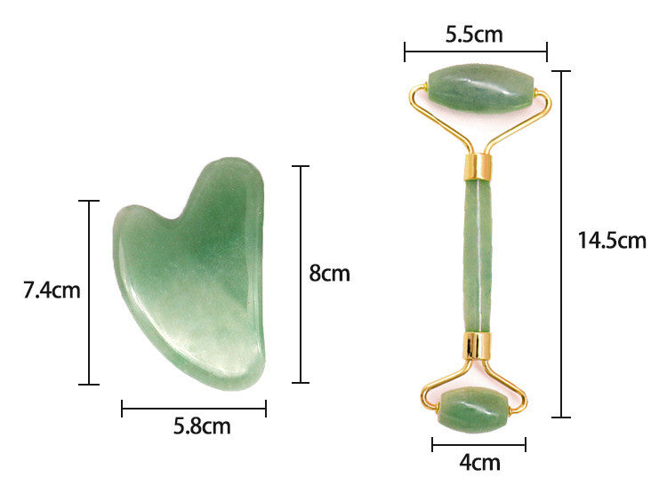 Jade Massage Roller and Gua Sha