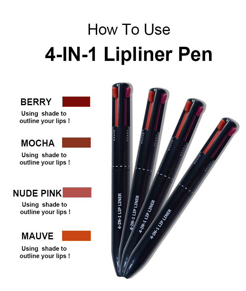 Nauve 4 In 1 Waterproof Lipliner Pencil
