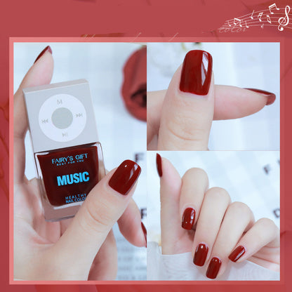 Music Fairy's Gift Baking-Free Nail Polish 10 Colors