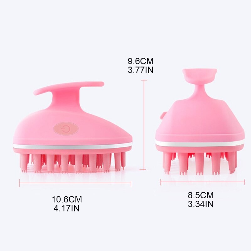 Electric Silicone Scalp Massager