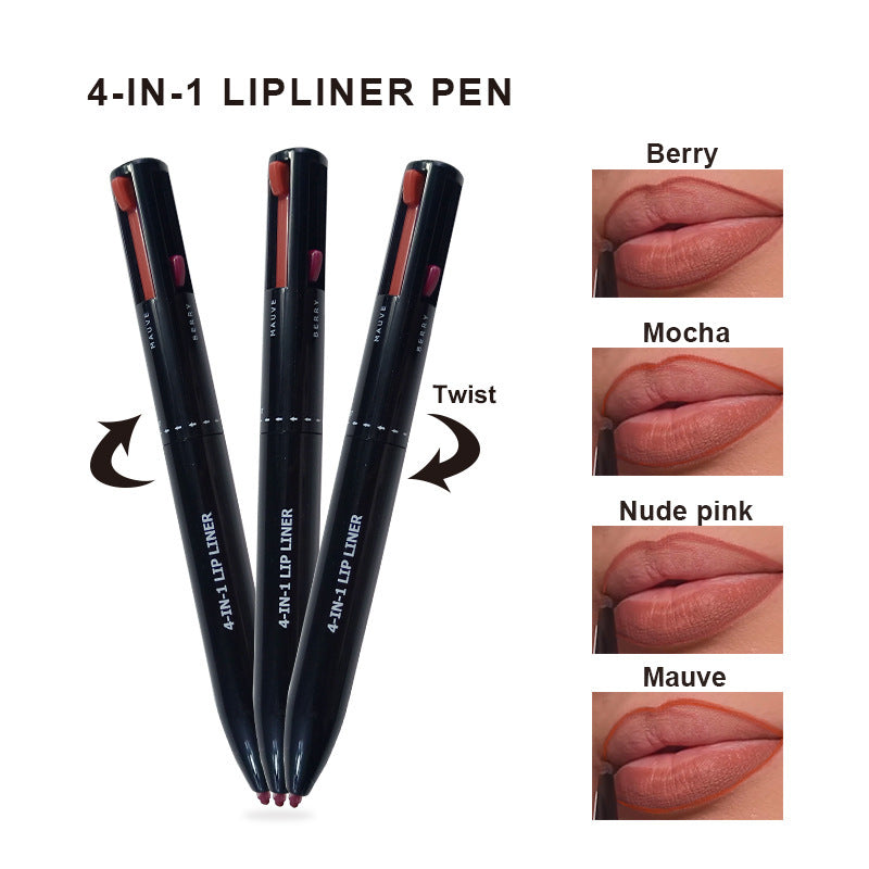 Nauve 4 In 1 Waterproof Lipliner Pencil
