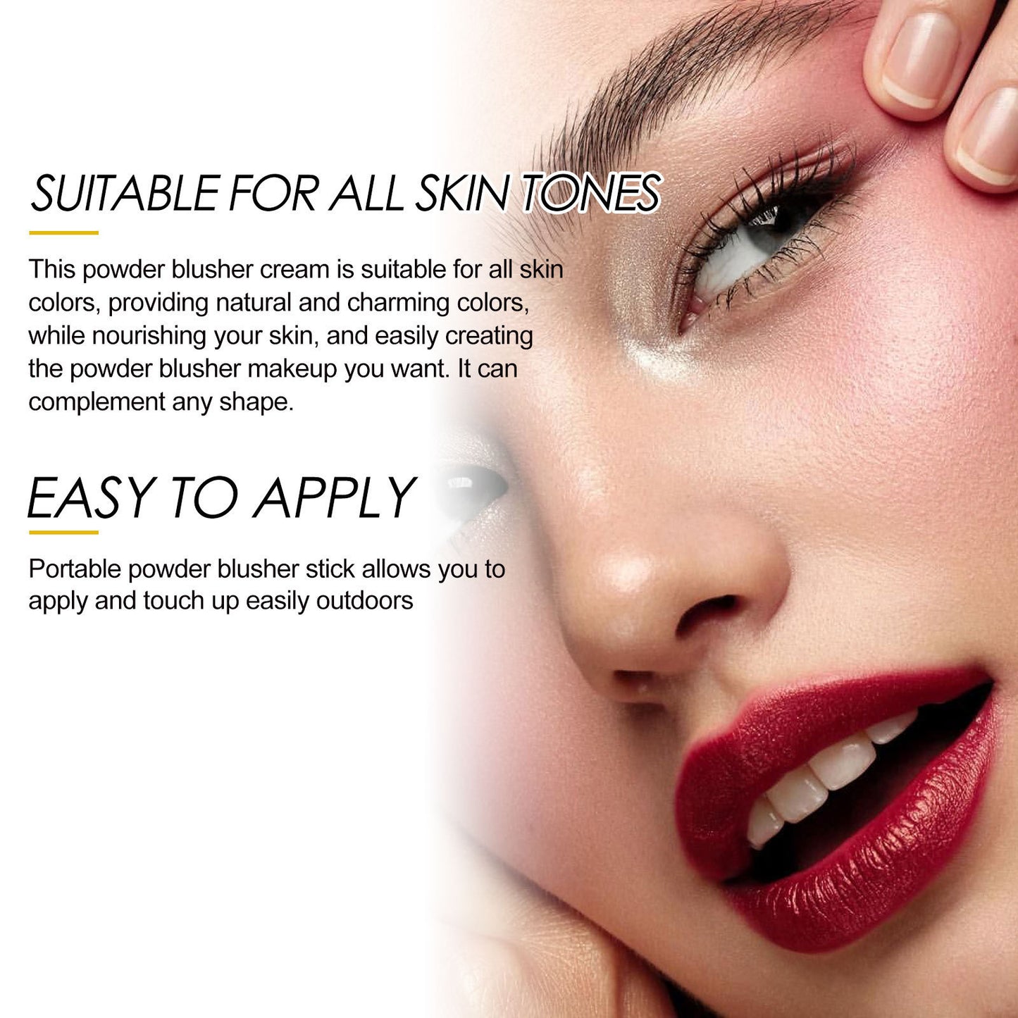 Eelhoe On The Go Blush Stick Waterproof Tinted Moisture Stick In Orange, Pink & Red