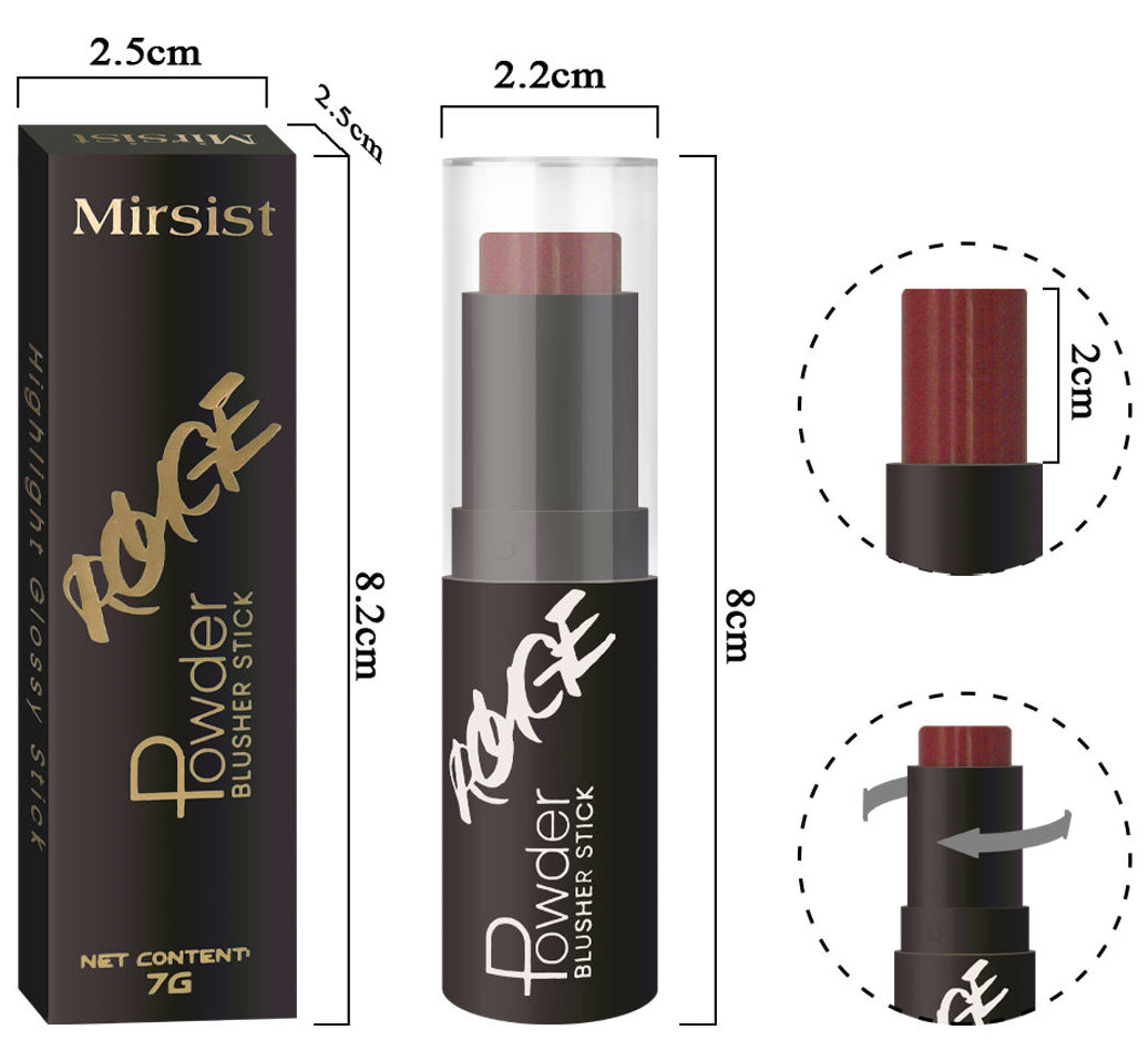 Rouge Blush Stick For Lip And Cheek Burning Clay & Pink