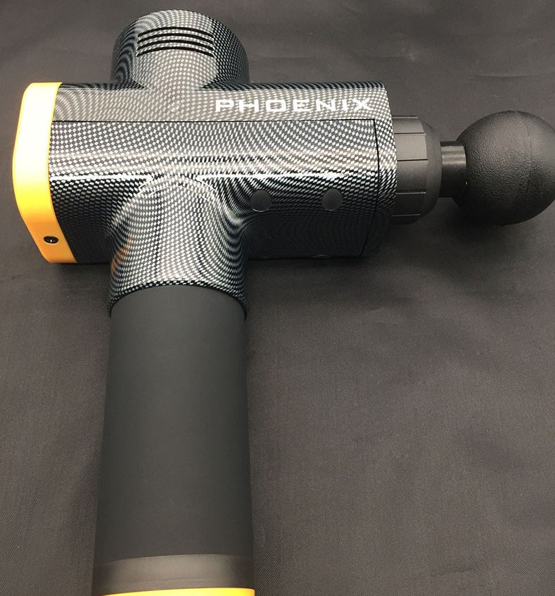 Deep tissue massage gun package with protective box