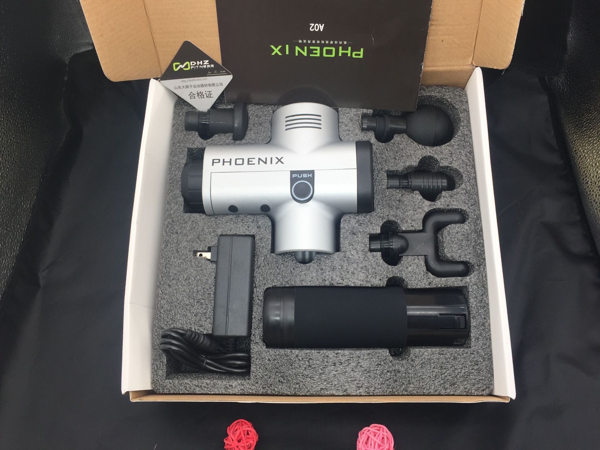 Massage gun attachments and accessories included in package