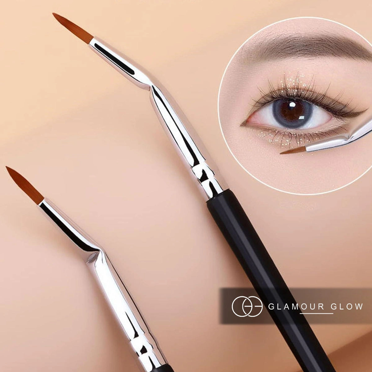 Eyeliner Brush & Mascara Fan Brush