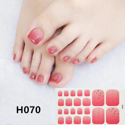 Resin gel sticker nails showing durable material and glossy gel-like shine.