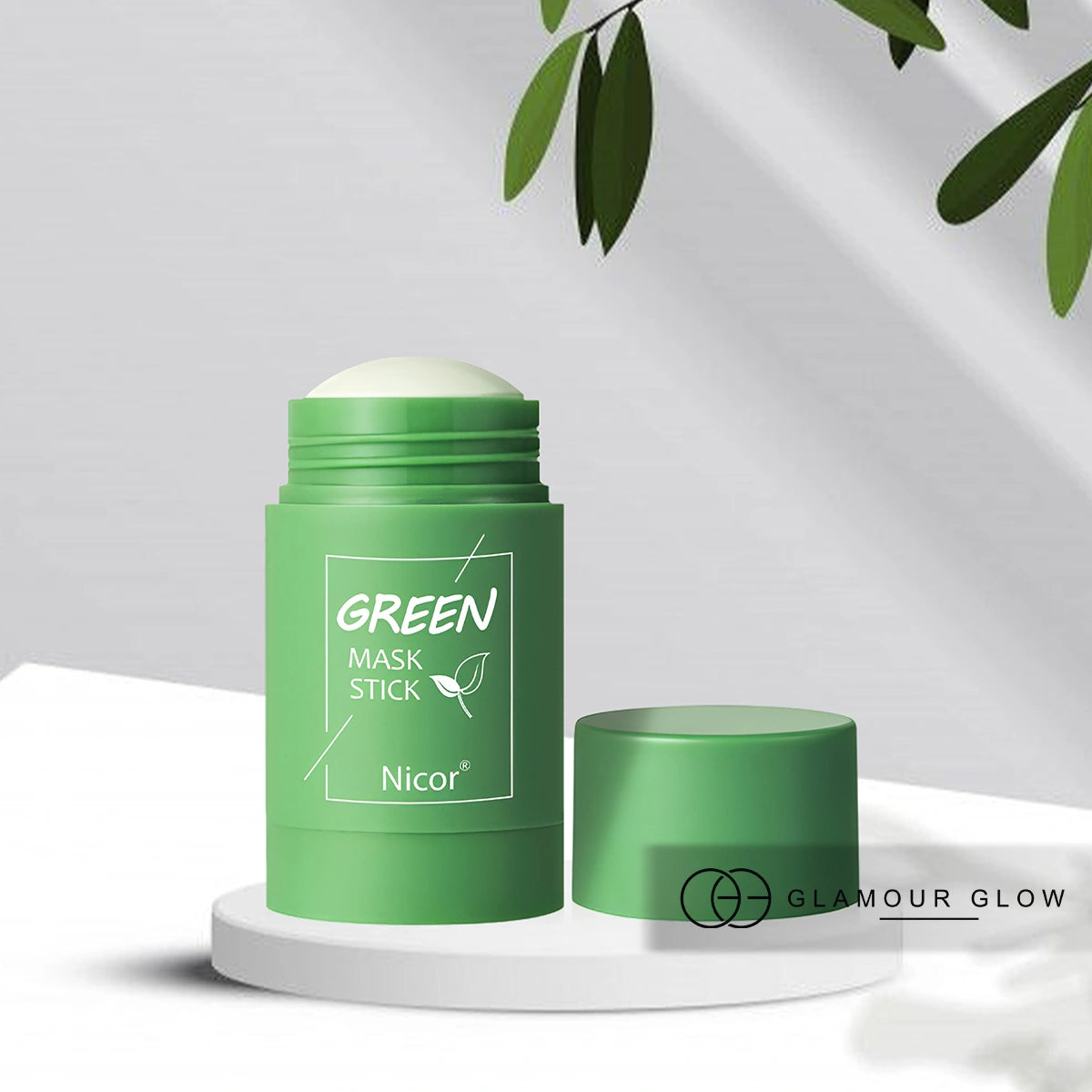 Nicor Facial Mask Stick Green Tea & Eggplant