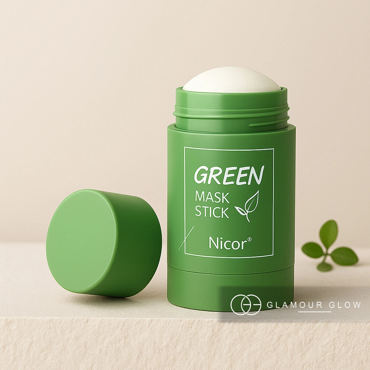 Nicor Facial Mask Stick Green Tea & Eggplant