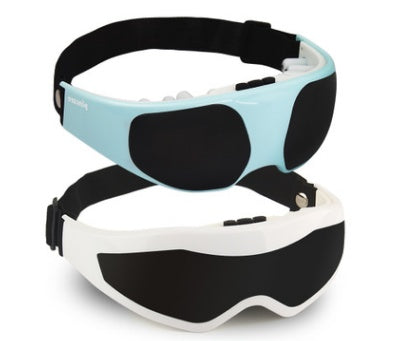 Heated eye massager with USB charging for dry eye relief and relaxation