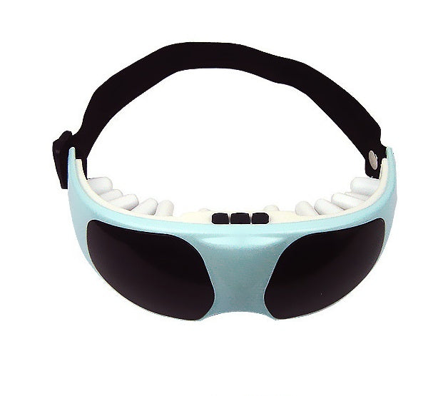 Heated eye massager with USB charging for dry eye relief and relaxation