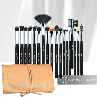 JAF Makeup Brush Set Foundation Brush to Spoolie Brush 24 pieces