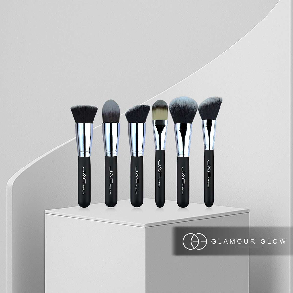 JAF Makeup Brush Set Foundation Brush to Spoolie Brush 24 pieces