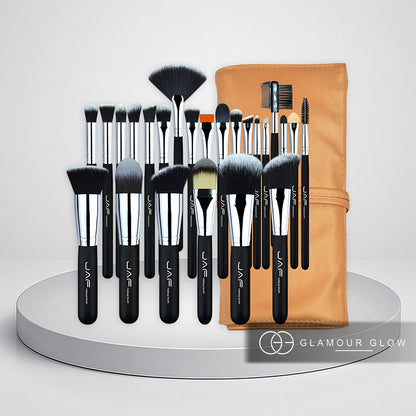 JAF Makeup Brush Set Foundation Brush to Spoolie Brush 24 pieces