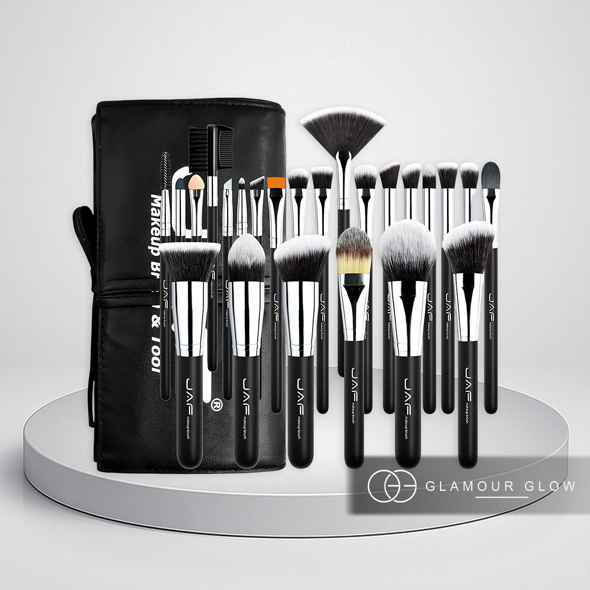JAF Makeup Brush Set Foundation Brush to Spoolie Brush 24 pieces