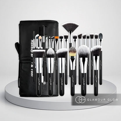 JAF Makeup Brush Set Foundation Brush to Spoolie Brush 24 pieces