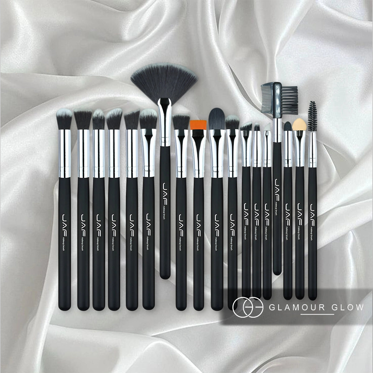 JAF Makeup Brush Set Foundation Brush to Spoolie Brush 24 pieces