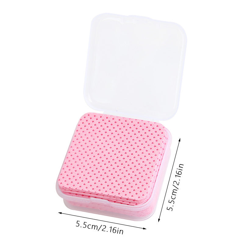 Lint free nail wipes for professional manicure and polish removal.