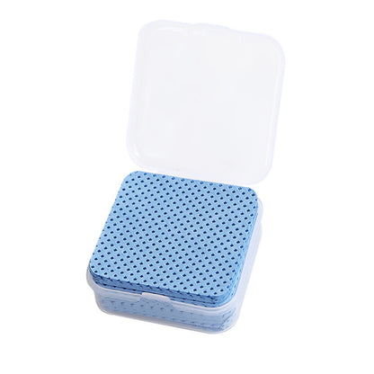 Salon quality nail wipes removing polish without lint residue.