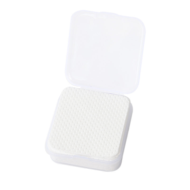 Professional lint free cotton pads for nail care and cleaning.