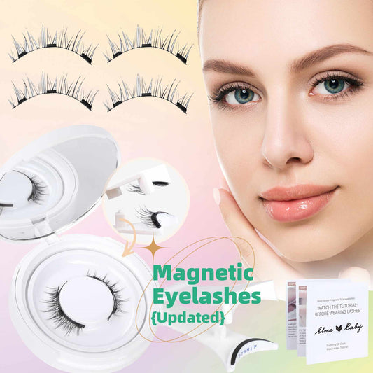 Magnetic eyelashes come with a kit that includes natural mink lashes.