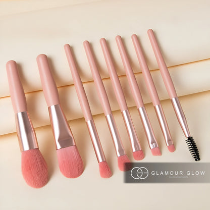 Makeup Brushes Set With Bag 8 PCS