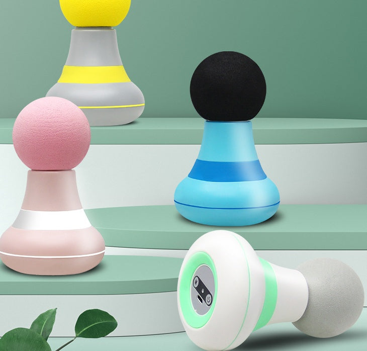 Portable mini massager USB charging port and battery compartment