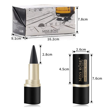 Miss Rose Long-Wear Waterproof Gel Eyeliner In Black