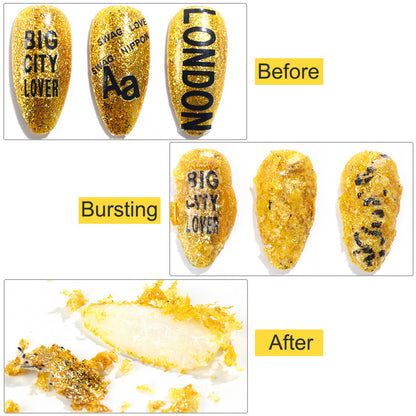 Nail polish remover 15ml bottle - Full Beauty Burst Glue gel formula