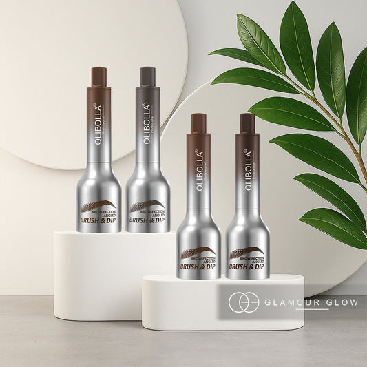 Olibolla Angled Eyebrow Brush & Dip Liquid Eyebrow Gel