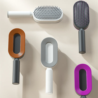 Massage scalp comb brush for daily detangling and comfort.