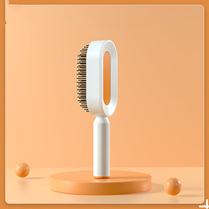 Easy clean hair brush for thick curly or straight hair.