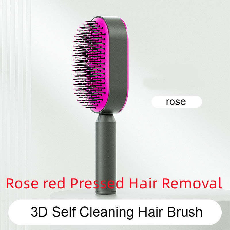 Easy clean hair brush for thick curly or straight hair.