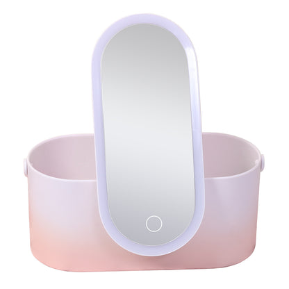 travel makeup case with led mirror