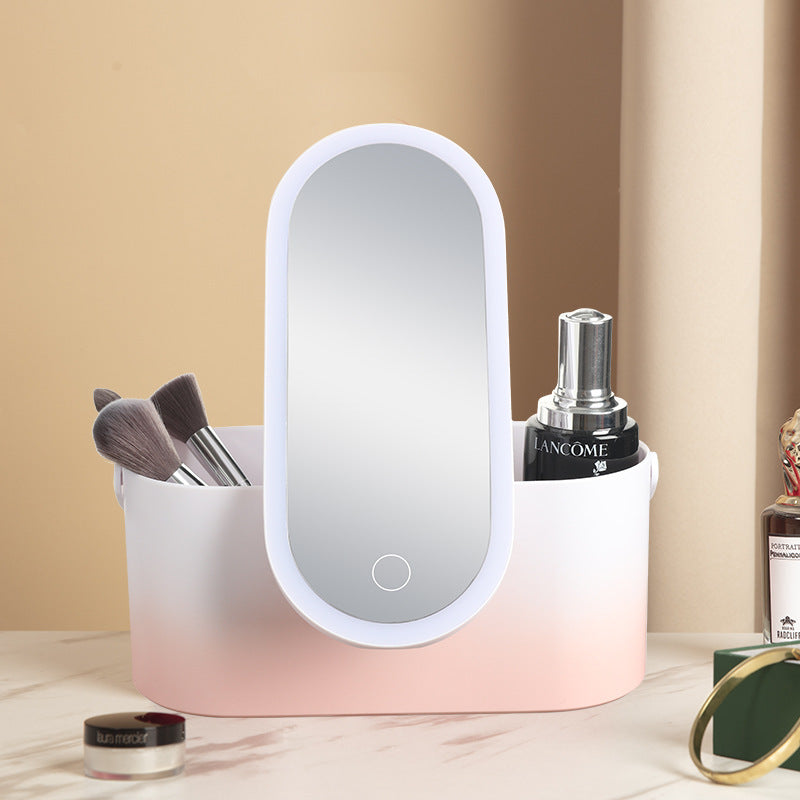 travel makeup case with led mirror