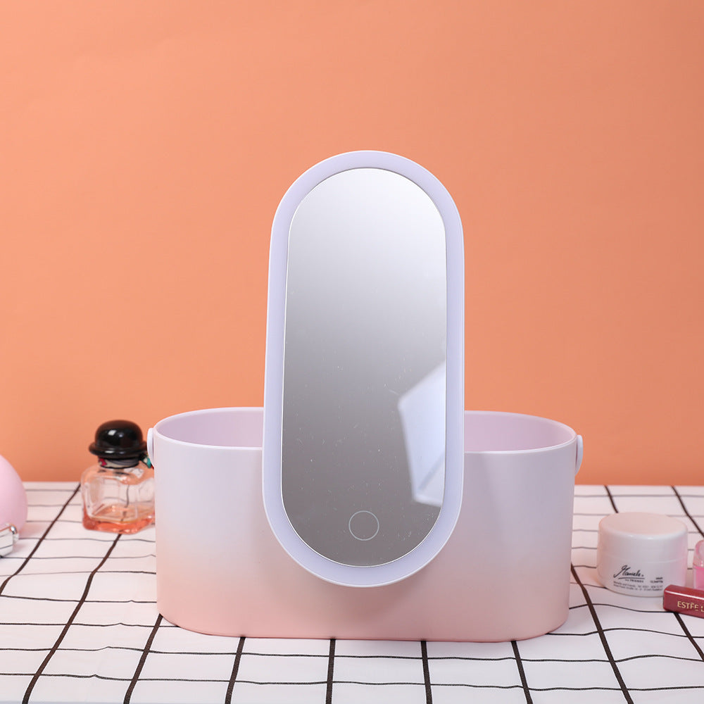 travel makeup case with led mirror
