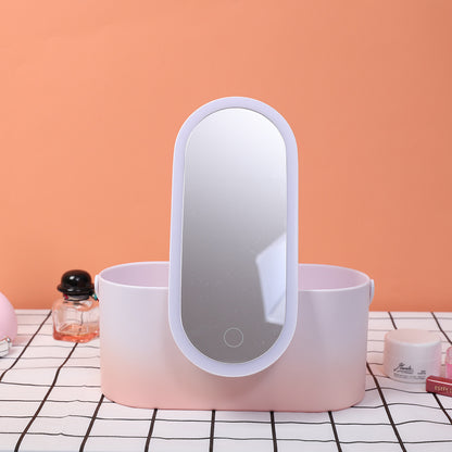 travel makeup case with led mirror