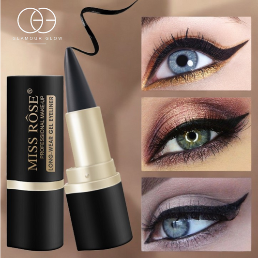 Miss Rose Long-Wear Waterproof Gel Eyeliner In Black