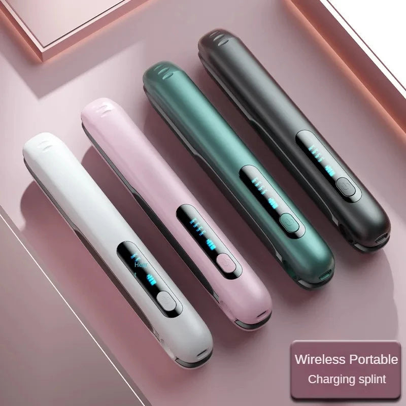 Flat Iron Hair Straightener with adjustable temperature 140°C to 200°C ceramic coating plates.
