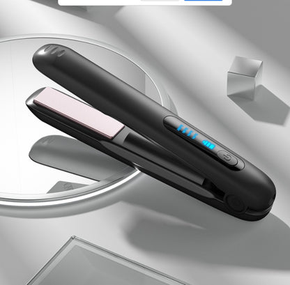 Flat Iron Hair Straightener with adjustable temperature 140°C to 200°C ceramic coating plates.