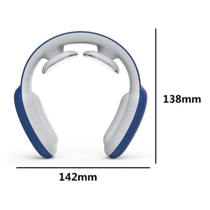 USB rechargeable neck massager with 1600mAh battery capacity