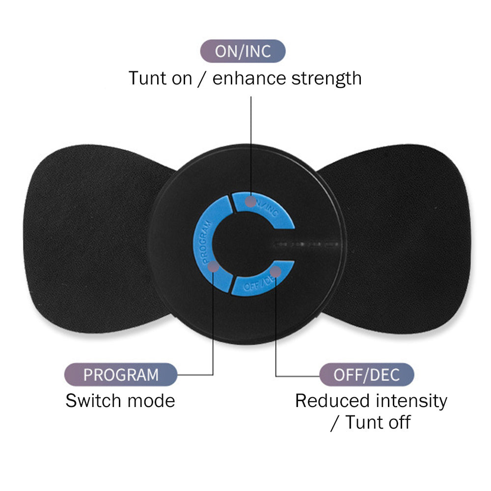 Portable wireless TENS muscle massager for full body pain relief