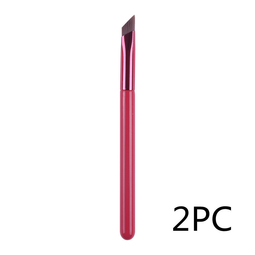 Eyebrow Brush Natural & Realistic Brow Line In Black Champagne & Red