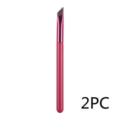 Eyebrow Brush Natural & Realistic Brow Line In Black Champagne & Red