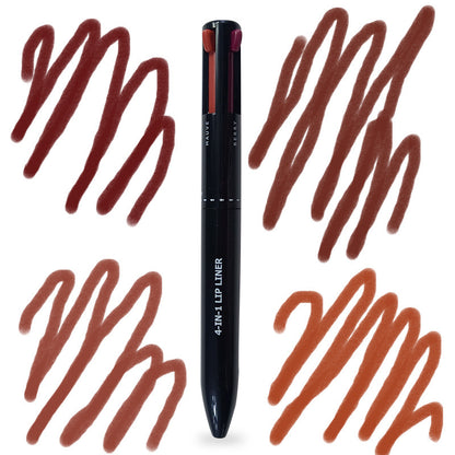 Nauve 4 In 1 Waterproof Lipliner Pencil