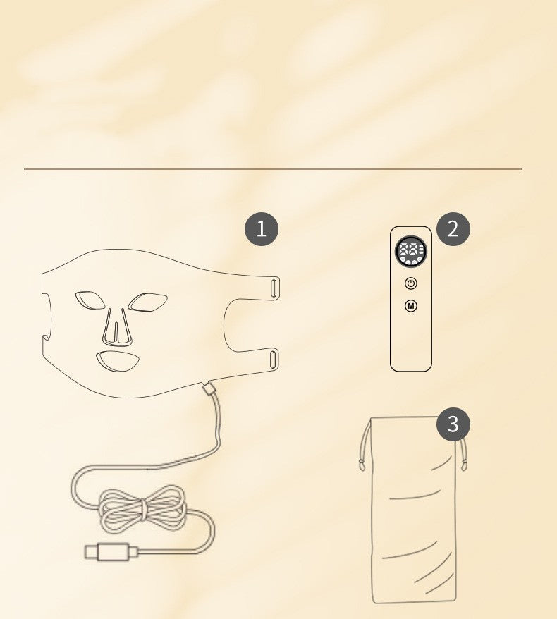 Soft Silicone LED Face Mask