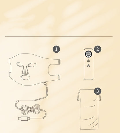 Soft Silicone LED Face Mask